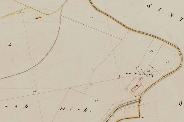 Kadastrale kaart 1832 sectie A (Ravensoort)
